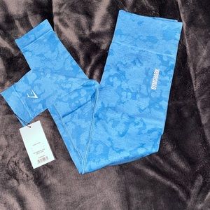 Gymshark Luna Blue Camo Leggings